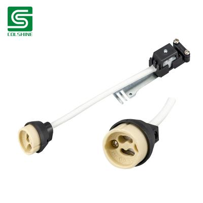 GU10 ceramic socket with junction box