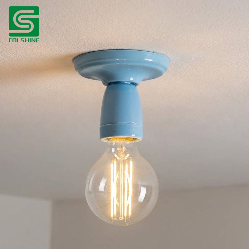 White Lamp Holder