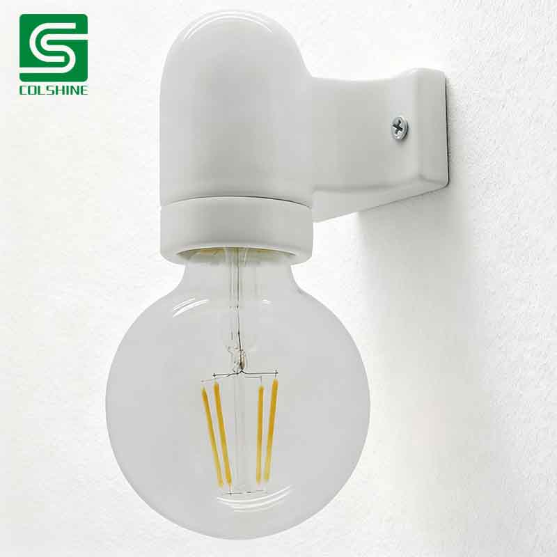 White Lamp Holder