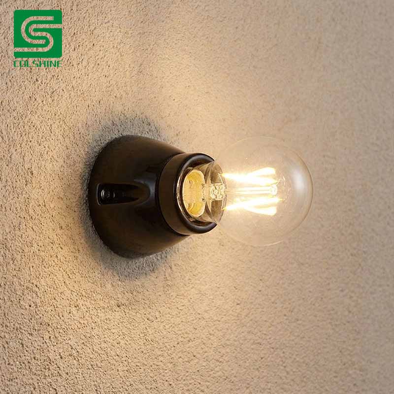 White Lamp Holder