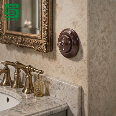Flush mounted wall switch