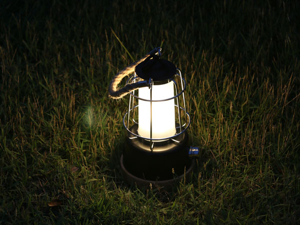 Colshine bamboo led lanterns for camping and home decoration